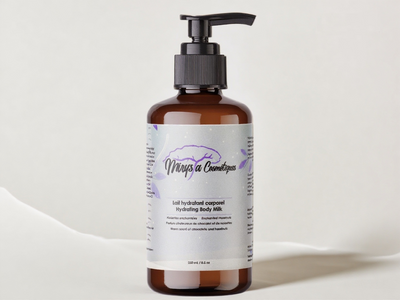 Enchanted Hazelnuts natural body milk with warm hazelnut scent